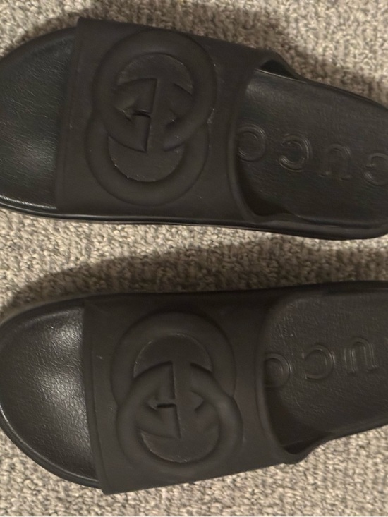 not real gucci Shoes - Gucci Women’s Black Slide Sandals